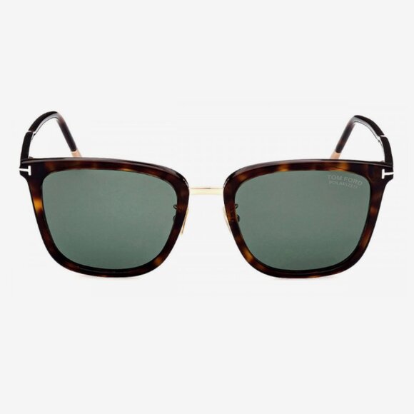 NEW TOM FORD POLARIZED SUNGLASES, HAVANA GREEN EYEWEAR  TOM FORD TF949/D 52R
